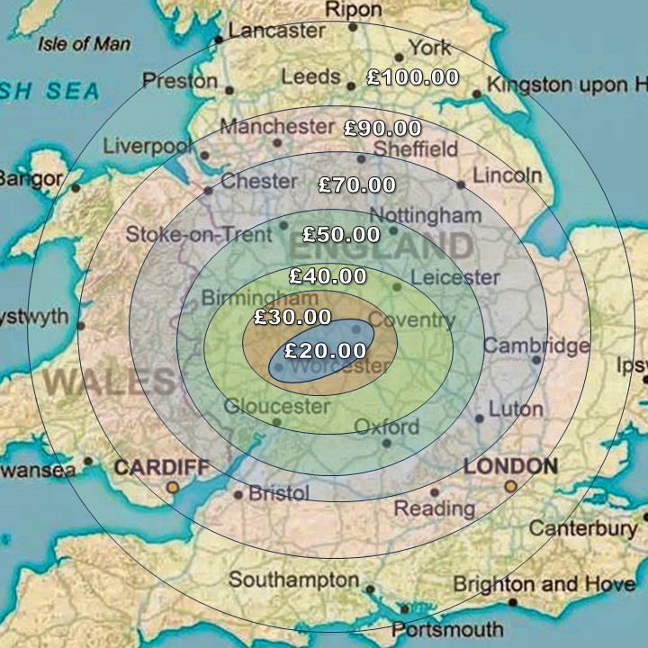 Travel Cost Map